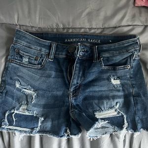 American eagle midi shorts